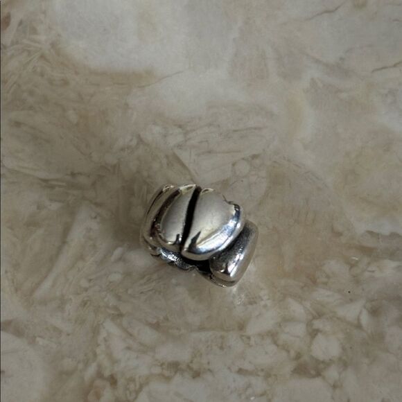 Persona Adjustable Braided Leather & Sterling Silver Bracelet & Heart Charm - Picture 6 of 7